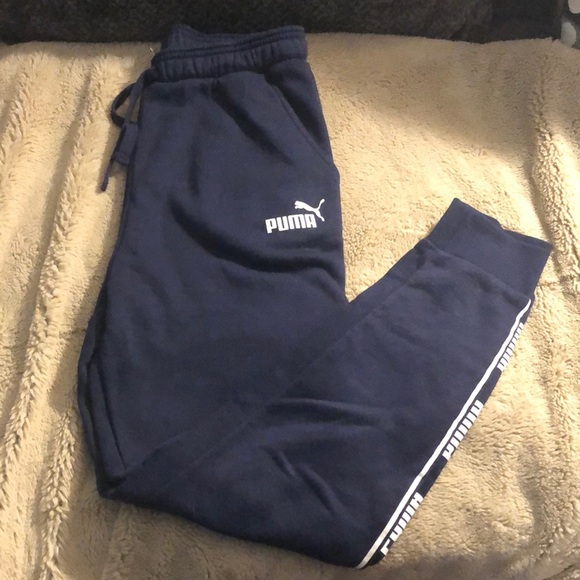 🔹4 for $30 Puma Navy Joggers, Large (14-16) - Picture 1 of 8